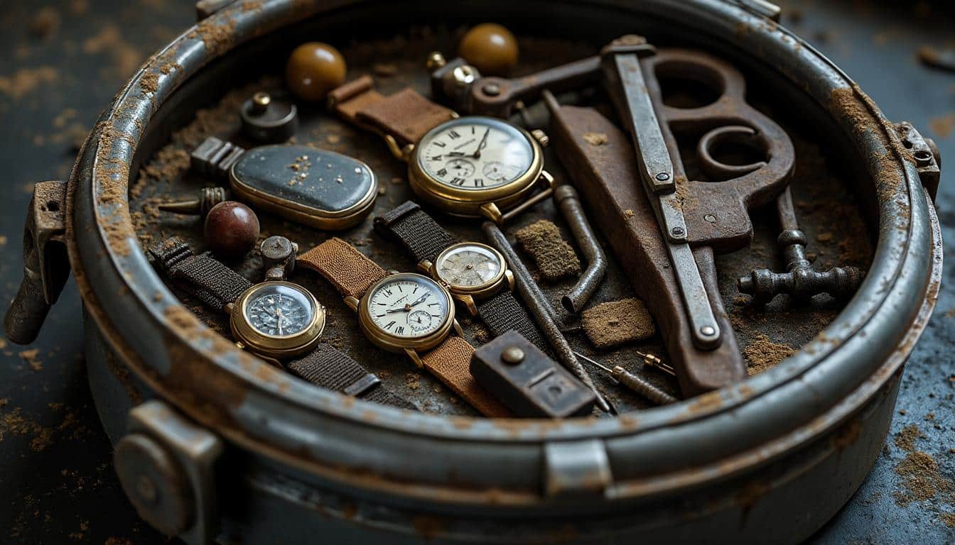 Conteneur du marché noir non réclamé : astuces et objets rares