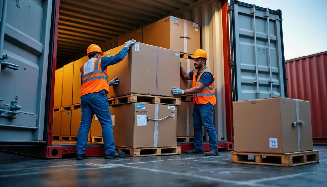 Illustration: Comprendre l’importance de l’empotage dans la préparation d’un conteneur