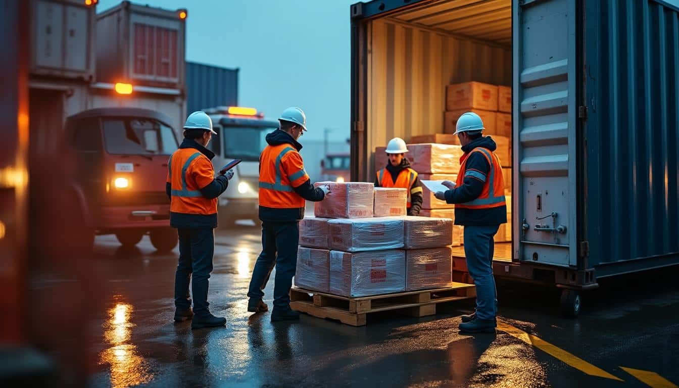 Illustration: Les règles incontournables et techniques pour réussir l’empotage d’un conteneur