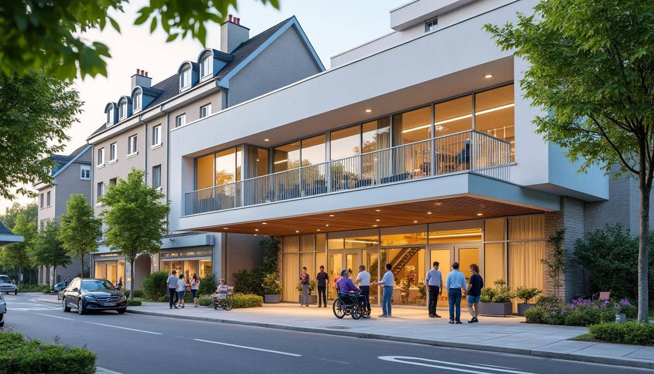 Illustration: Comment la résidence le Château Blanc s’intègre dans le paysage médico-social local