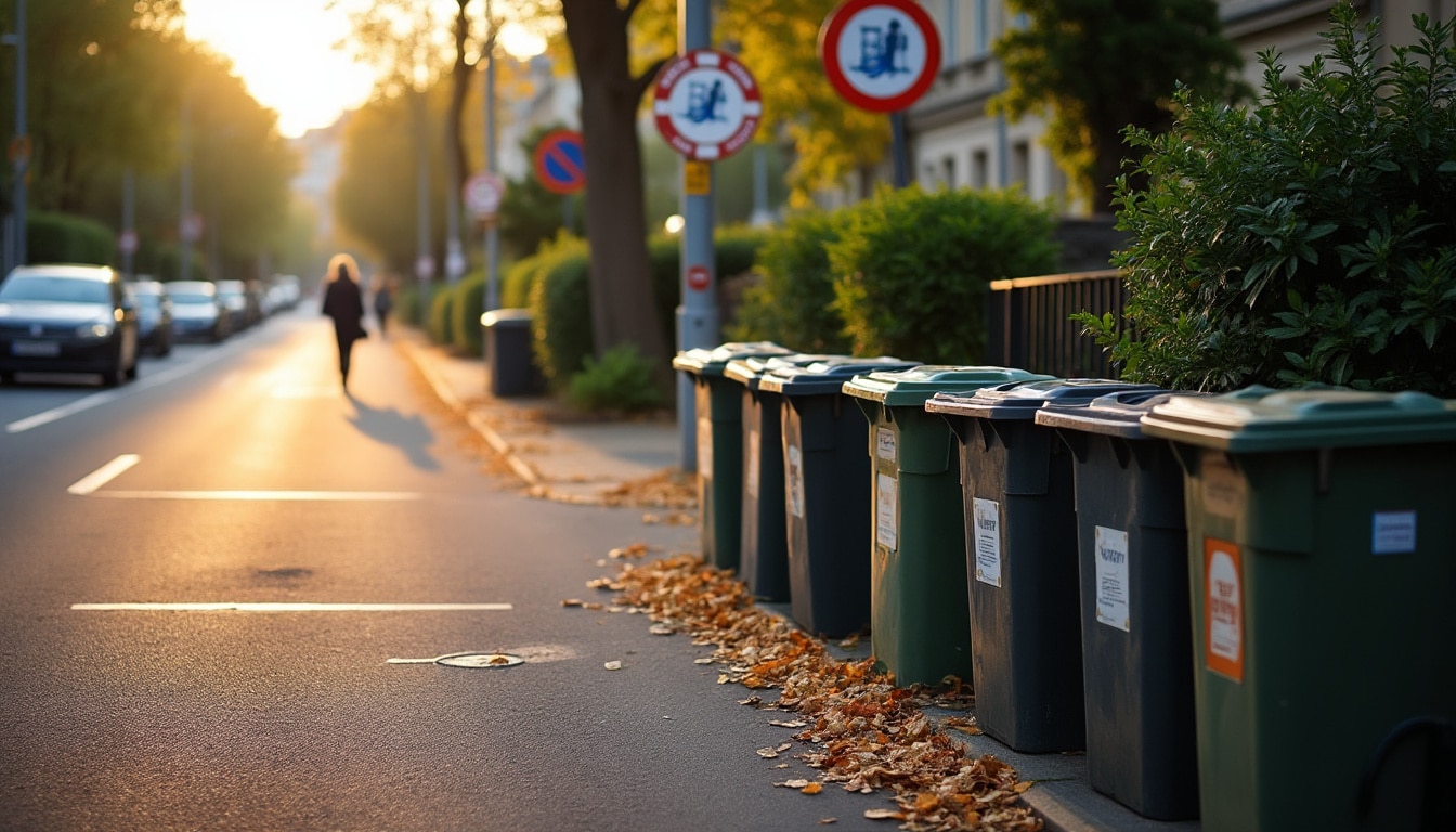 Illustration: Comprendre le cadre légal autour des poubelles sur la voie publique