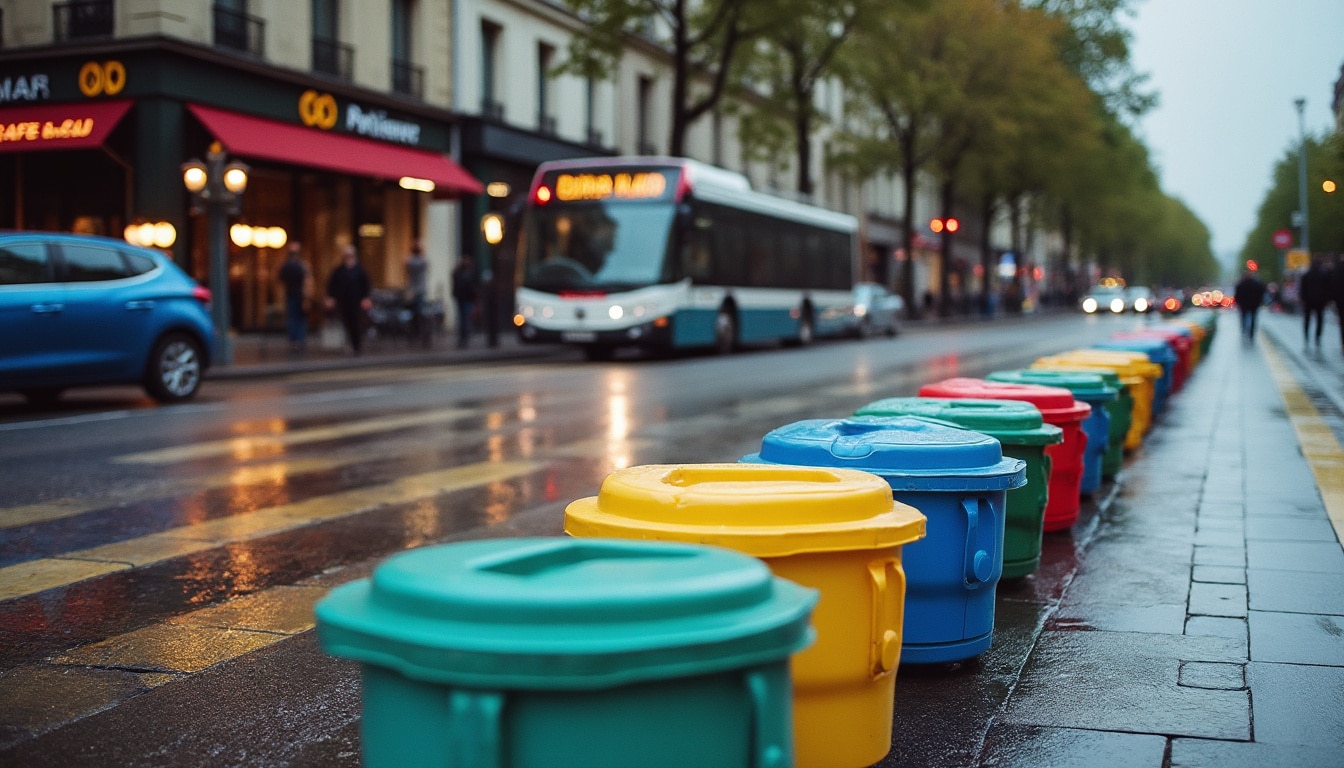 Réglementation des poubelles sur la voie publique : règles et sanctions