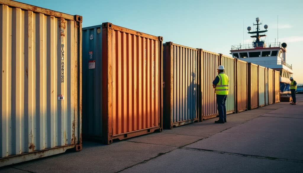 Taille d’un conteneur maritime : guide complet des dimensions et usages