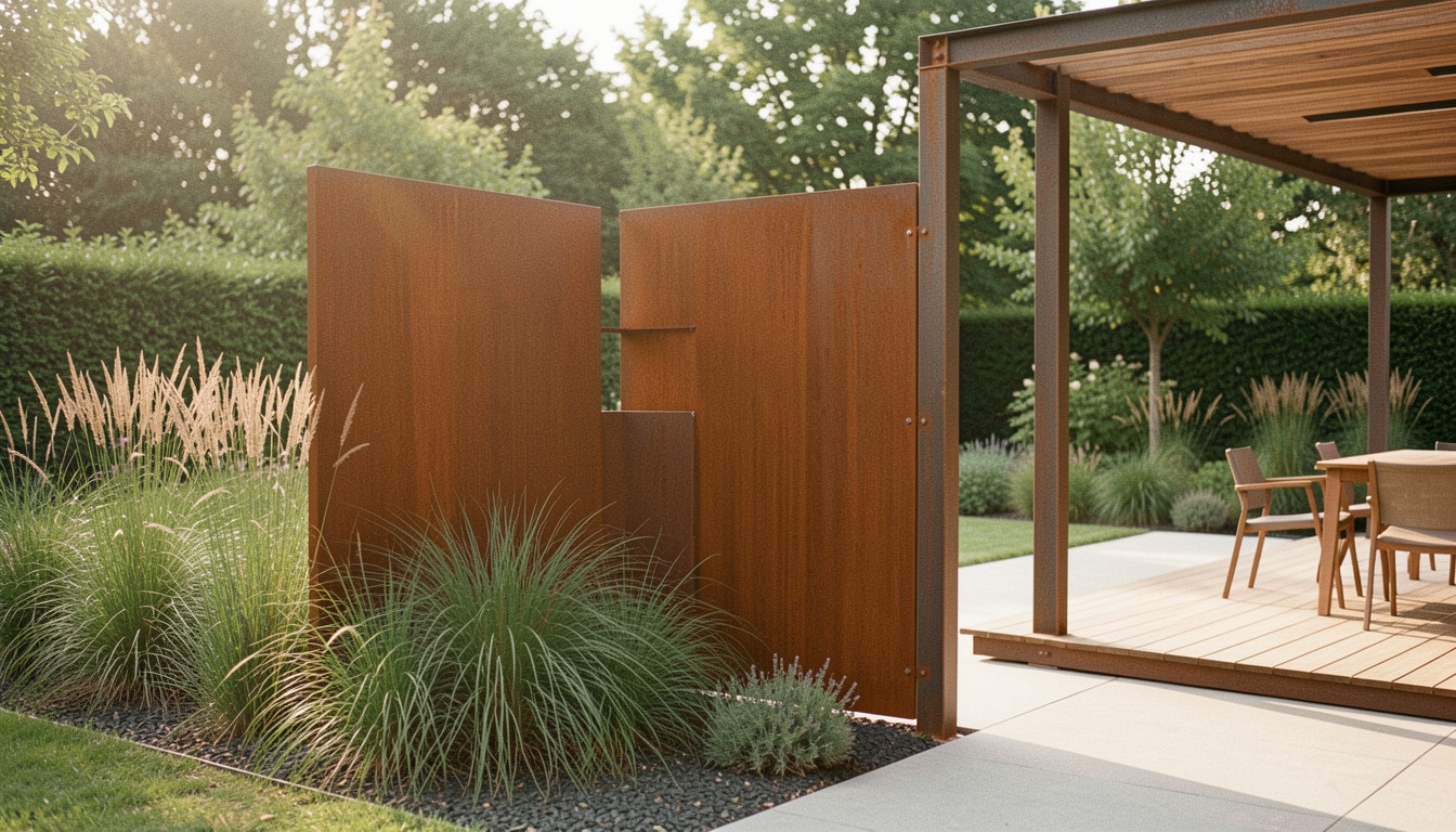 Panneau en acier corten : usages, pose et dimensions