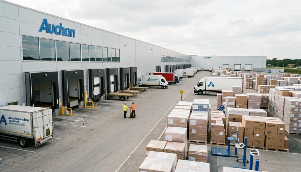 La logistique d’Auchan dans l’Ouest expliquée