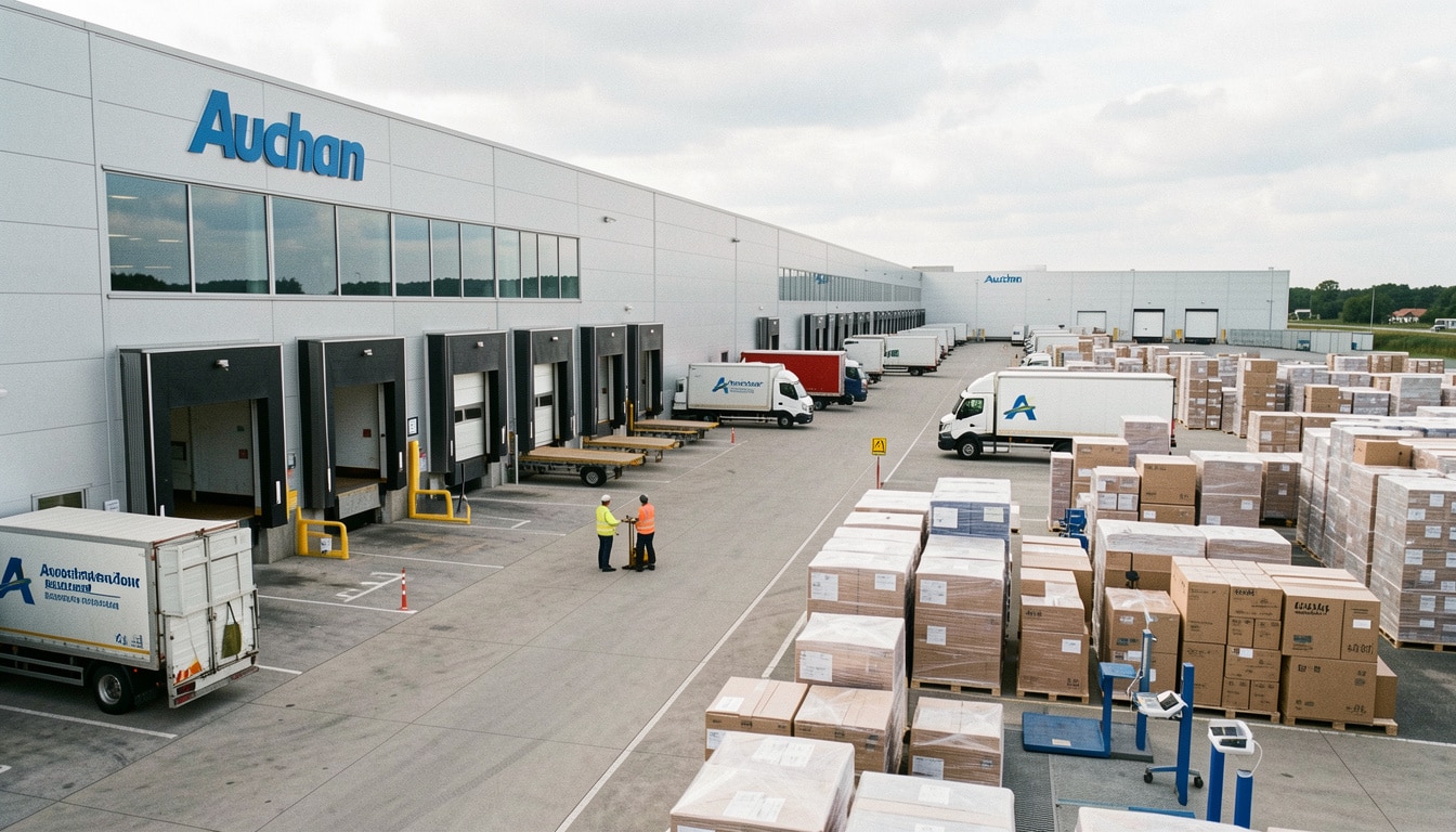 La logistique d’Auchan dans l’Ouest expliquée