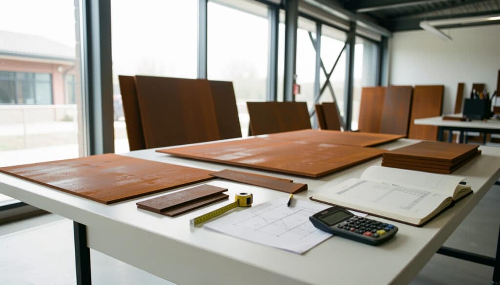 Prix de l’acier corten : tarifs, devis et bons choix