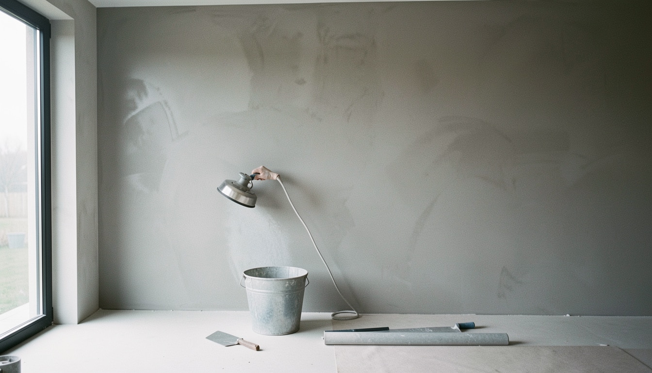 Mur en béton ciré : pose, finitions et entretien