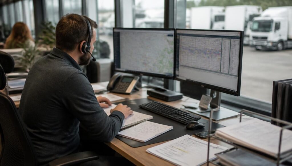 Affréteur en transport : rôle, formation et salaire