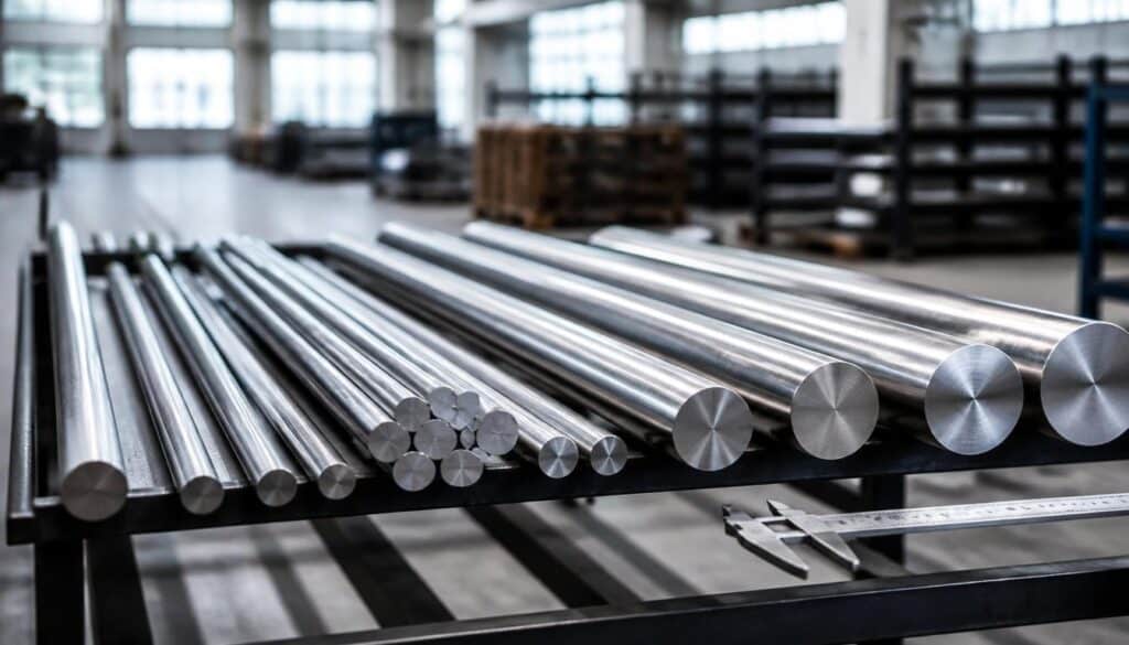 Barre ronde en acier : diamètre, formats et usages